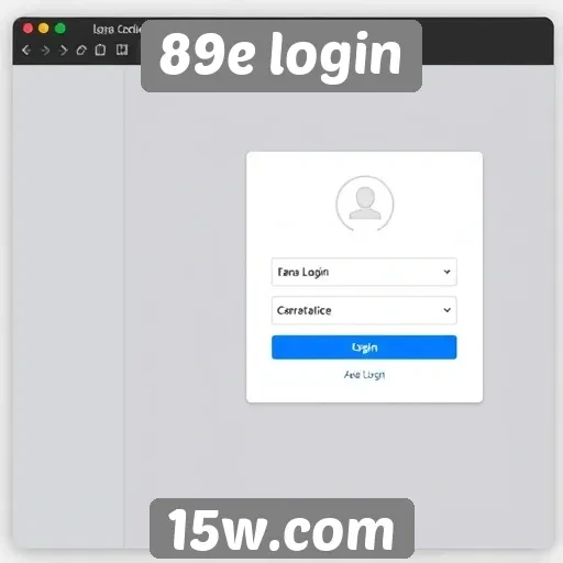 Interface do usuário do 89e login passa por melhorias